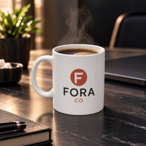 Porselen Kupa Standart  / LOGO BASKILI