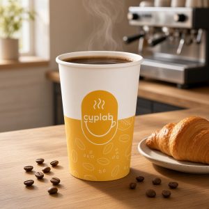 Karton Bardak 12 oz / LOGO BASKILI
